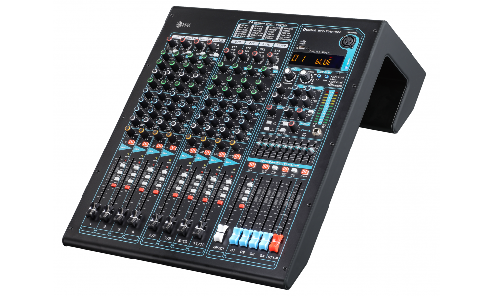 BH-ME1200 12路+24DSP效果+MP3+藍(lán)牙+USB錄音+均衡 （四編組）