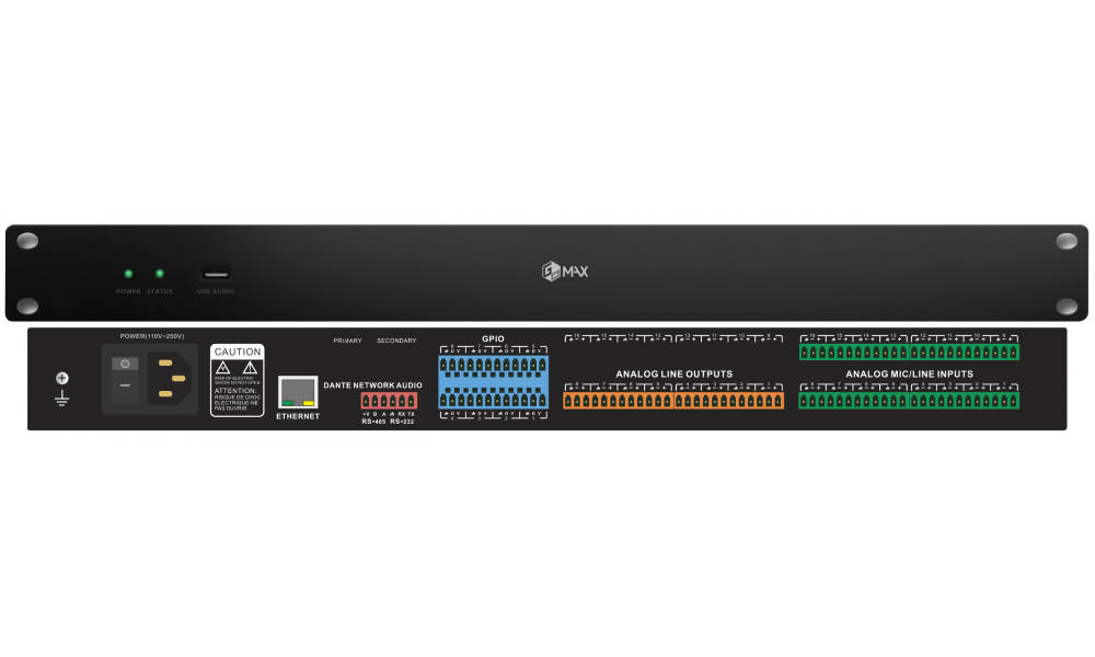 MAX-DMP 1608 16進8出數字音頻處理器